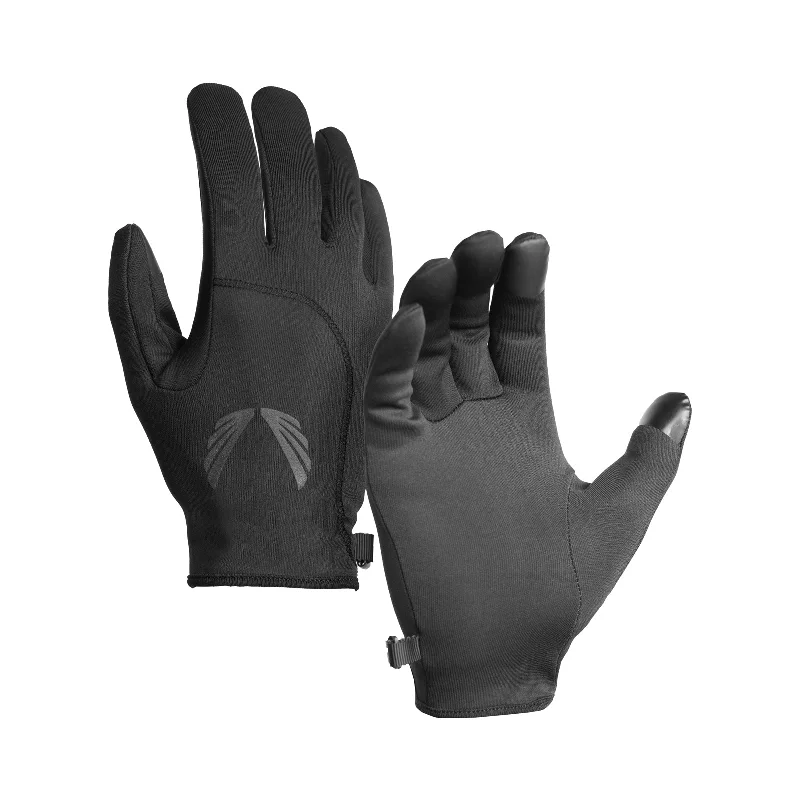 warm fleece gloves -  0546. Aeroheat® Lightweight Gloves - Black/Black