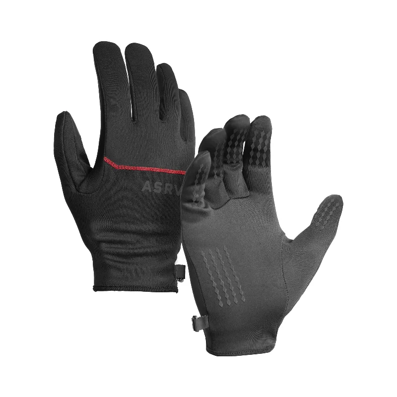 ice climbing gloves -  0671. Aeroheat® Lightweight Gloves - Black/Black