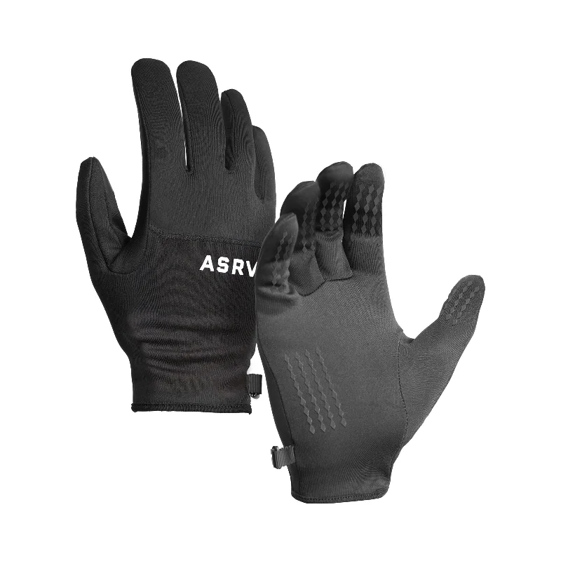 padded ski gloves -  0671. Aeroheat® Lightweight Gloves - Black/White