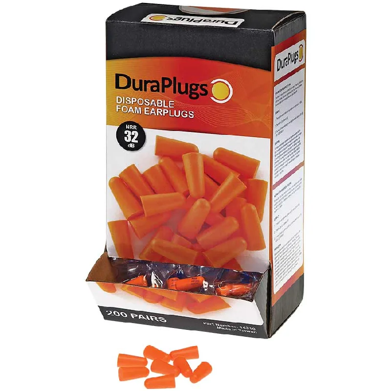 themed gloves -  14310 Duraplug Uncorded Orange PU Foam Earplugs, 3 DB, NNR-ONFA, 200 Per Box