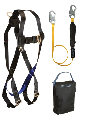 soft suede gloves -  FallTech KIT076LT5P Carry Kit - 7007 Harness, Lanyard, Storage Bag