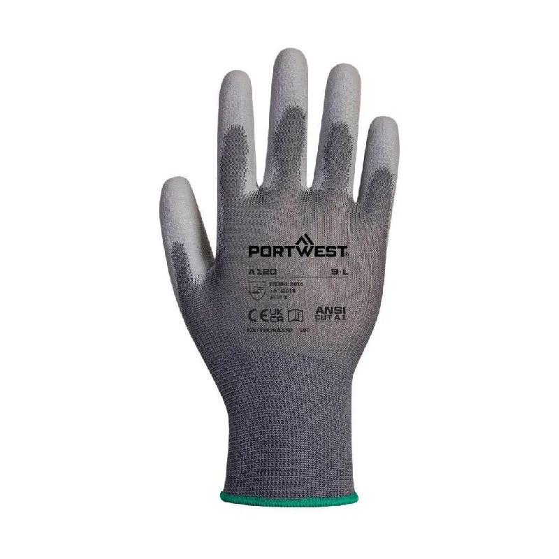 trendy gloves -  Portwest A120 PU Palm Glove