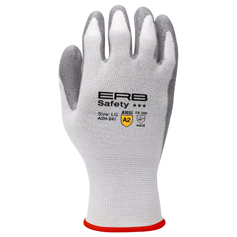 sensitive touch gloves -  A2H-241 HPPE Cut Glove with PU Coating 12pair