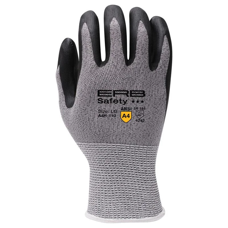 soft touch gloves -  A4H-110 Cut Glove with Nitrile Micro-Foam Coating 12pairs