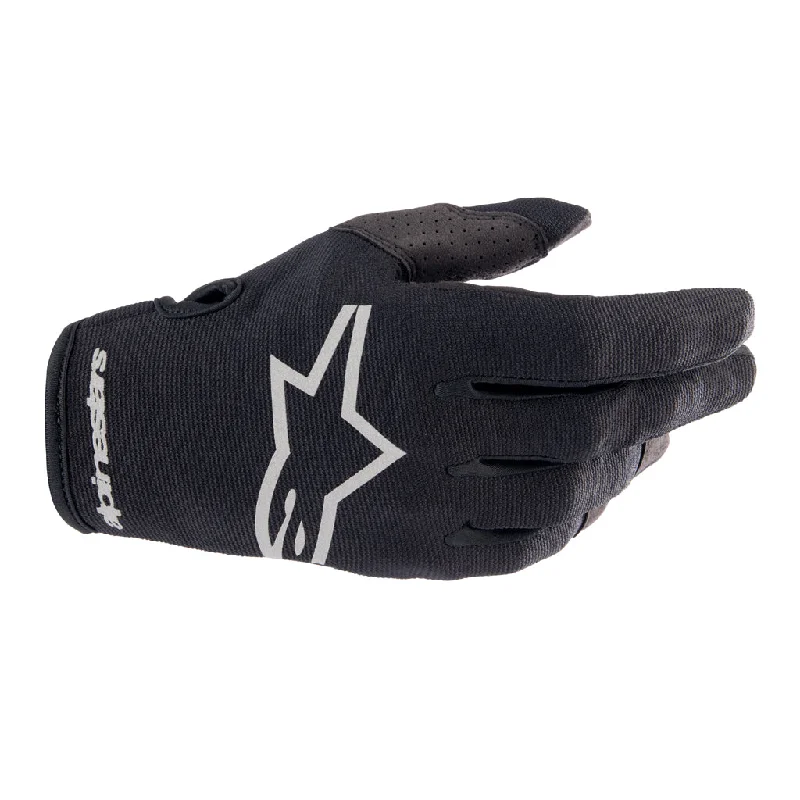 long lasting gloves -  Alpinestars - 2023 Radar Black/Silver Gloves