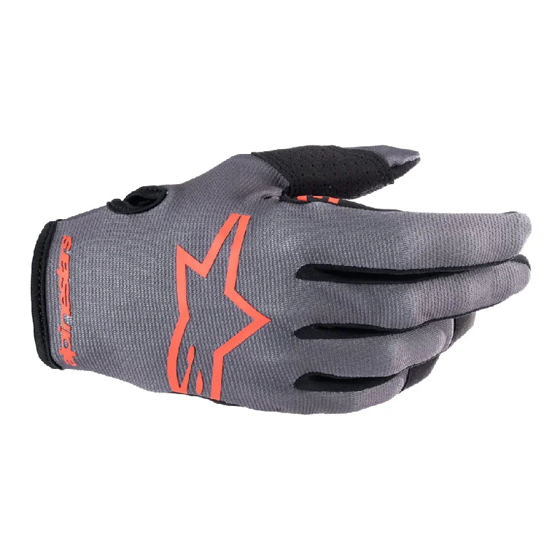 premium nitrile gloves -  Alpinestars - 2023 Radar Neon Red Gloves