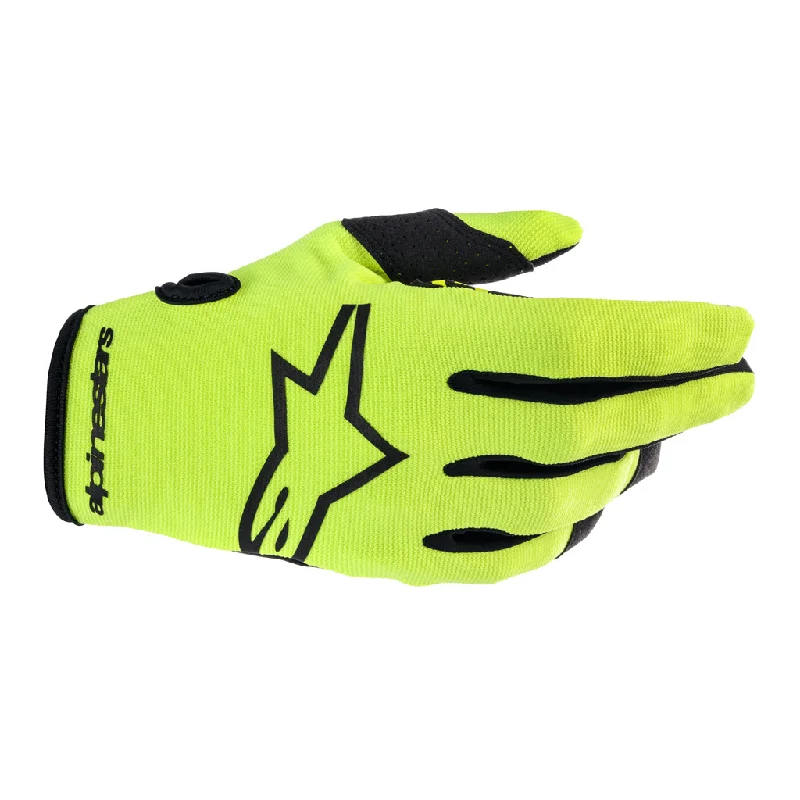 anti-allergy gloves -  Alpinestars - 2023 Radar Yellow/Black Gloves