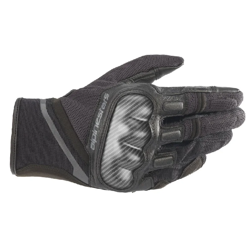 natural fiber gloves -  Alpinestars - Chrome Black Gloves