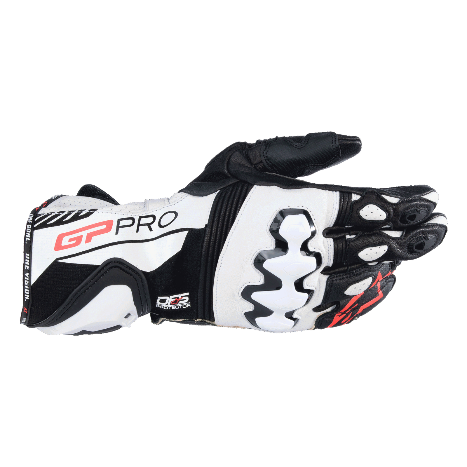 faux fur gloves -  Alpinestars - GP Pro R4 Black/White Gloves