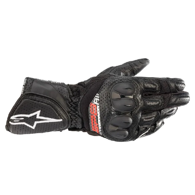 sheer gloves -  Alpinestars - SP8 V3 Air Leather Black Gloves