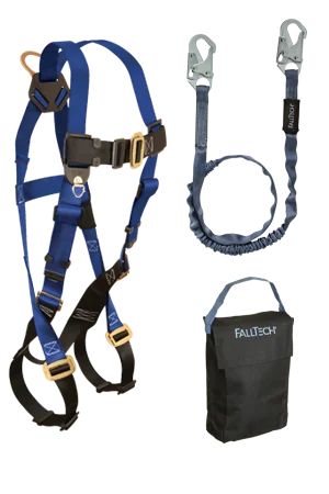 natural fiber gloves -  Falltech 9005PS Starter Kit- Back D-ring , Mating Buckles, 6' Internal Lanyard and Gear Bag