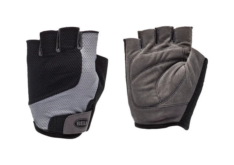 secure fit gloves -  Bell Sports Breeze Neoprene Bike Glove Black/Grey