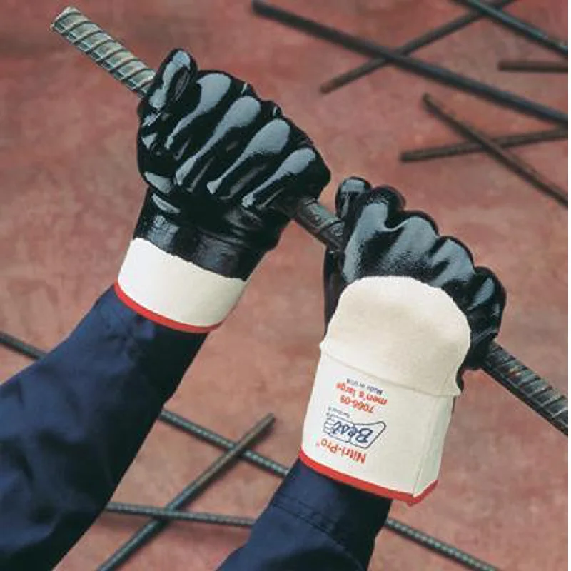 acrylic knitted gloves -  Best Nitri-Pro Large Nitrile  Coated Work Gloves