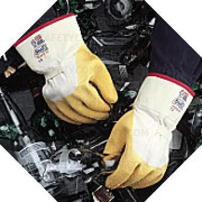 crafted gloves -  Showa Best - The Original Nitty Gritty Glove Smooth Finish-Safety Cuff