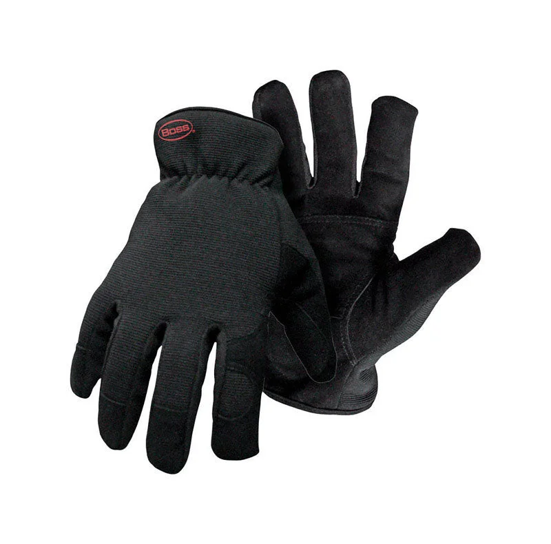 neutral gloves -  Boss Guard Men's Indoor/Outdoor Insulated Mechanic's Glove Black XL 1 pair