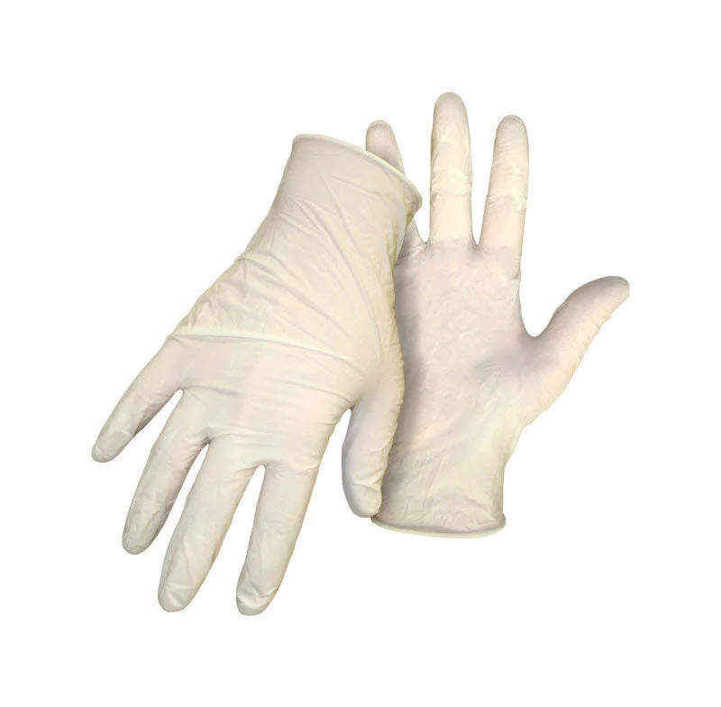 universal gloves -  Boss Latex Disposable Gloves One Size Fits Most White 10 pk