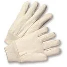 casual winter gloves -  Cotton/Poly Canvas Gloves-Band Top Cuff