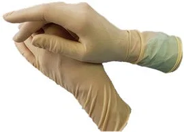 shiny gloves -  CT International Natural 6.5 mil Natural Latex Gloves (50 Pair Per Pack)