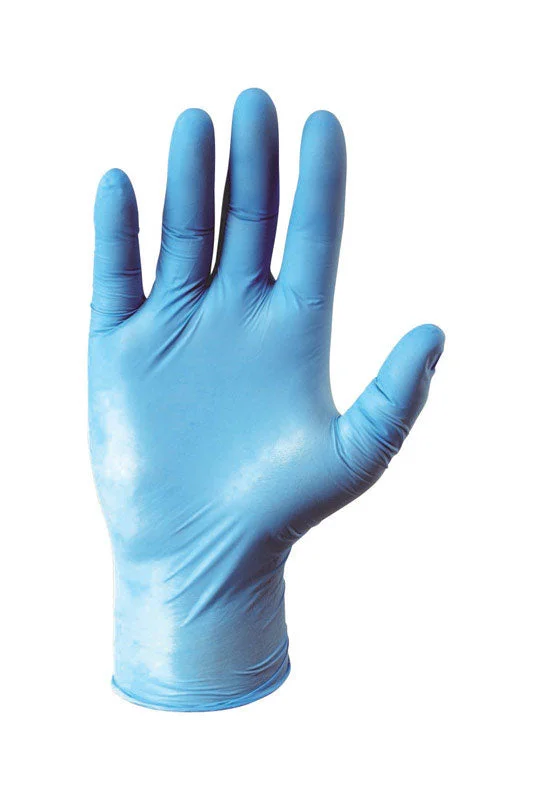 stain resistant gloves -  West Chester  PosiShield  Nitrile  Disposable Gloves  One Size Fits Most  Blue  Powder Free  20 pk