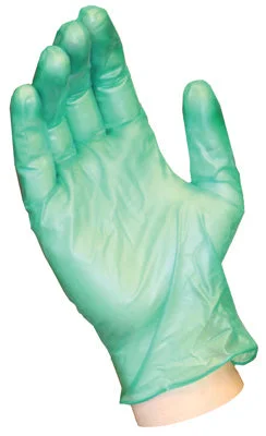 skiing gloves -  Disposable Vinyl Gloves, Latex & Powder Free, Green, One Size, 300-Ct.