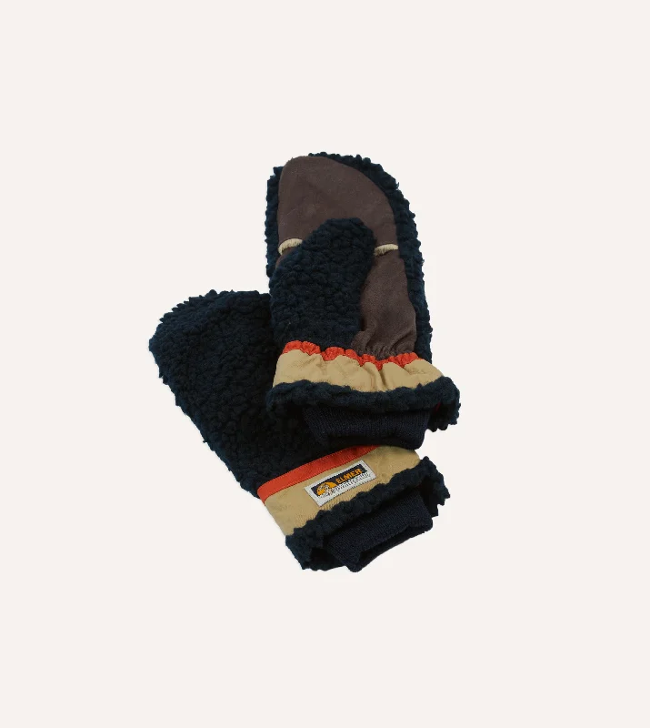 water resistant gloves -  Elmer Navy Teddy Mitten