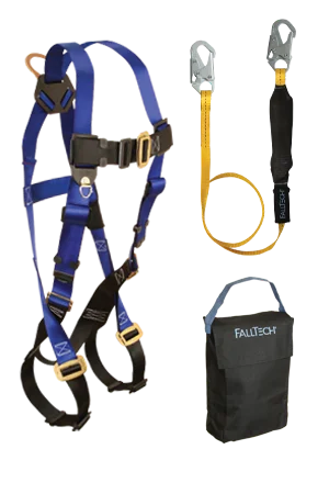 vegan leather gloves -  FallTech KIT156LT5P Carry Kit - Back D-ring, Mating Buckles, 6' SoftPack Lanyard and Gear Bag