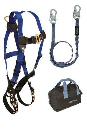 reinforced lined gloves -  FallTech KIT162596P Carry Kit - Back D-ring, Tongue Buckles, 6' Internal Lanyard and Gear Bag