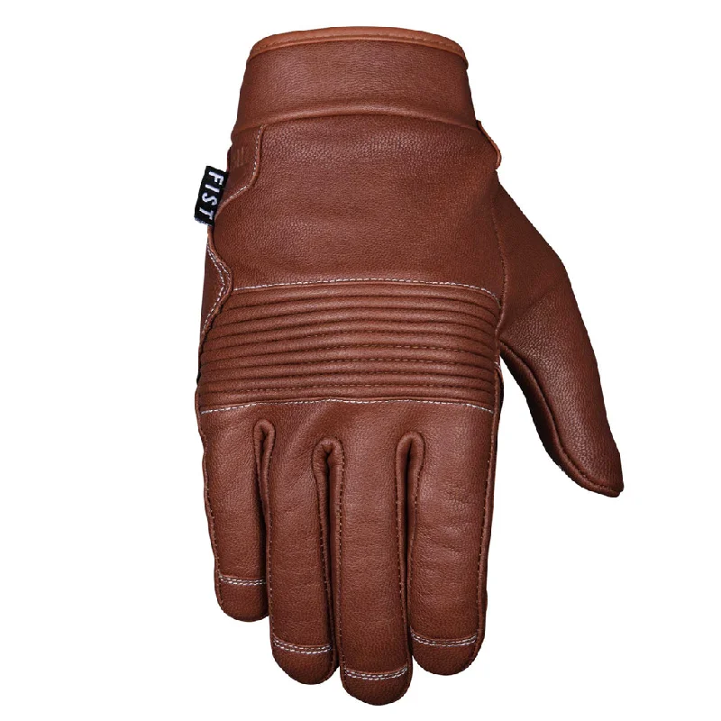 handmade gloves -  Fist - Road Warrior Tan Leather Glove