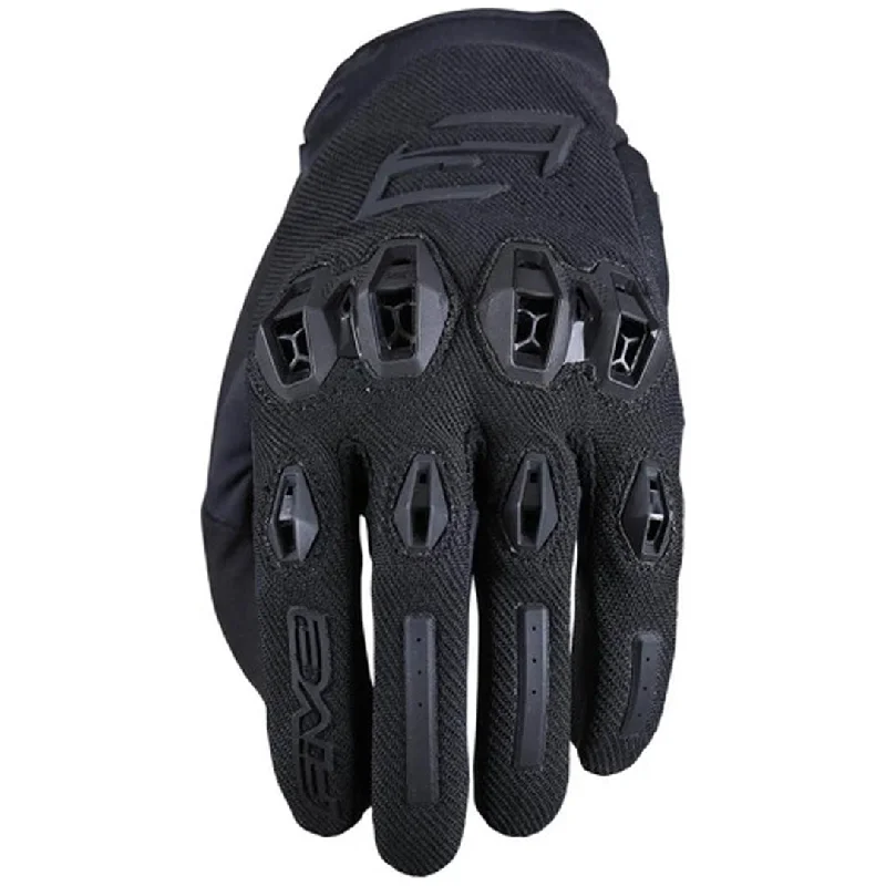 wrist support gloves -  Five - Ladies Stunt Evo 2 Black Gloves