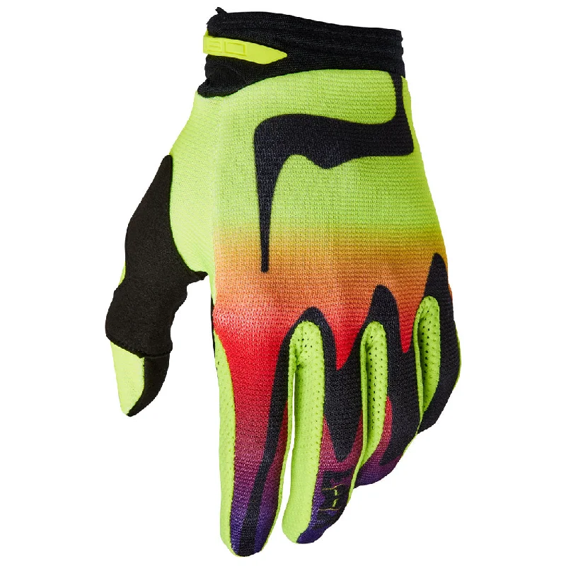 referee sports gloves -  Fox - 180 Kozmik Flo Yellow Gloves