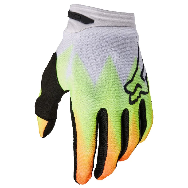 sports team gloves -  Fox - 180 Statk Red/Yellow Gloves