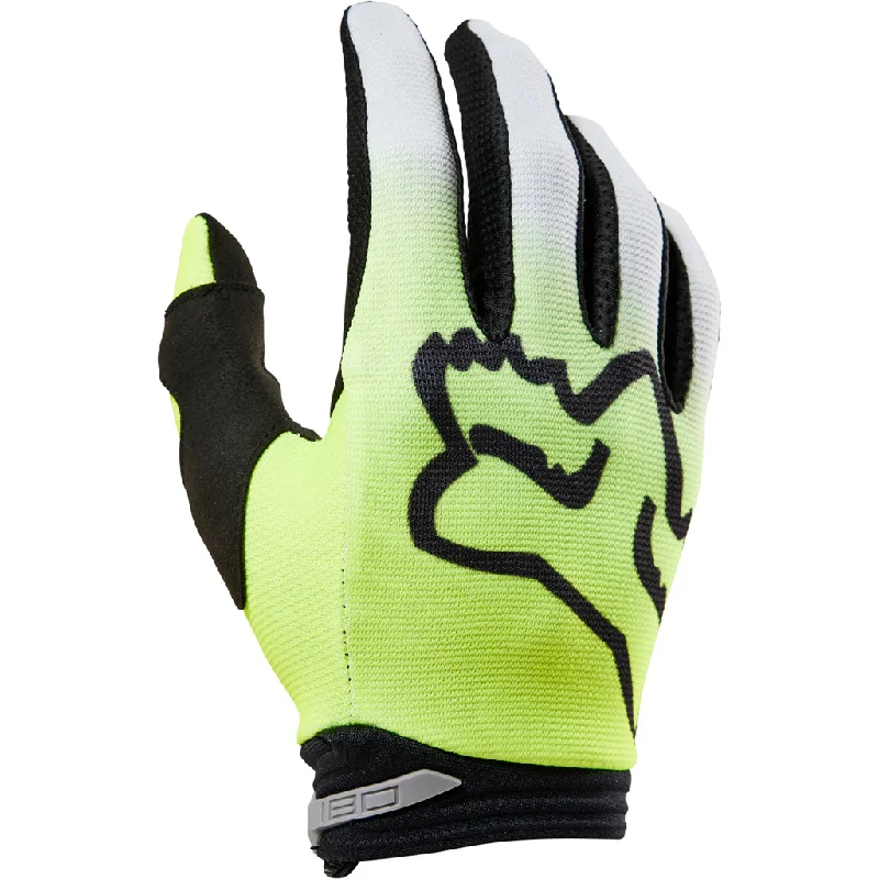 gel padded gloves -  Fox - 180 Toxsyk Yellow Gloves