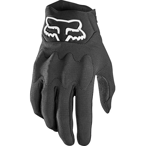 soft cotton gloves -  Fox - Bomber LT Black Gloves