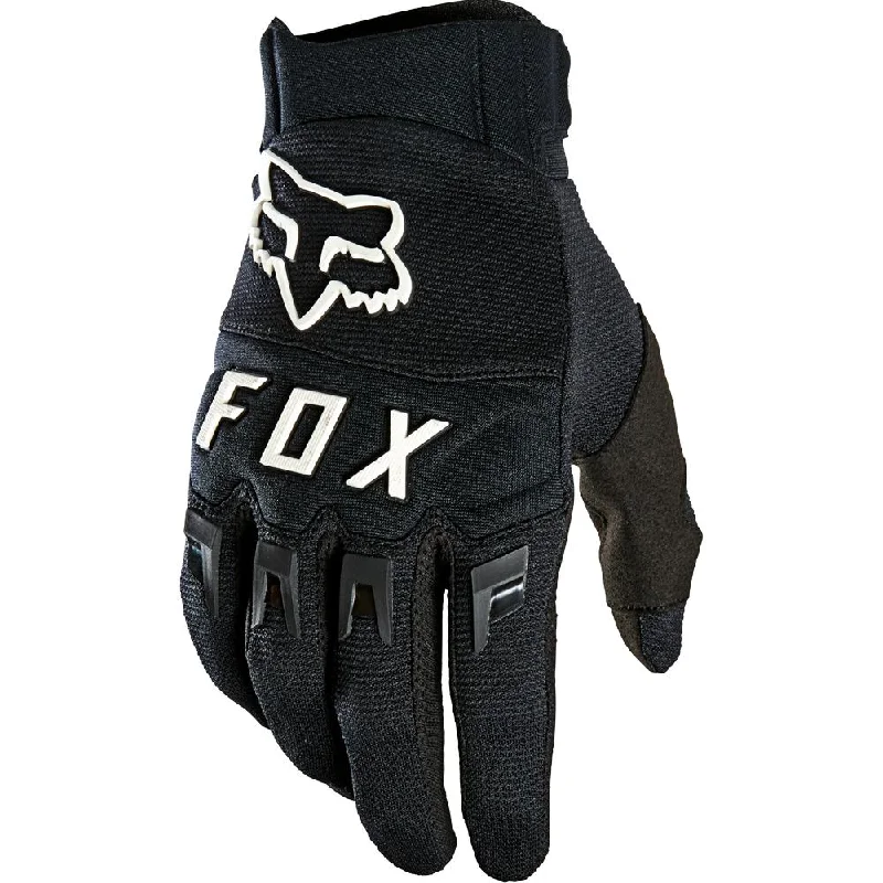 chunky knit gloves -  Fox - Youth Dirtpaw Black/White Gloves