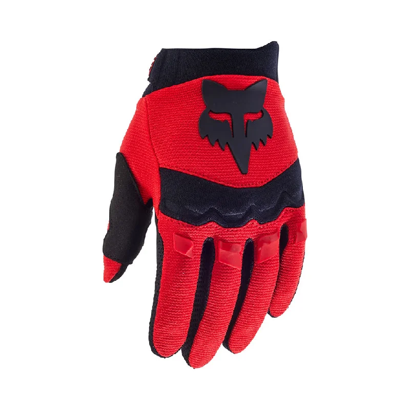 patterned knit gloves -  Fox - 2025 Dirtpaw Flo Red Gloves