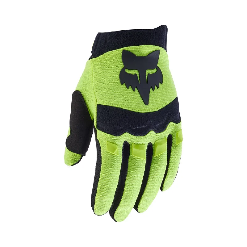 net gloves -  Fox - 2025 Dirtpaw Flo Yellow Gloves