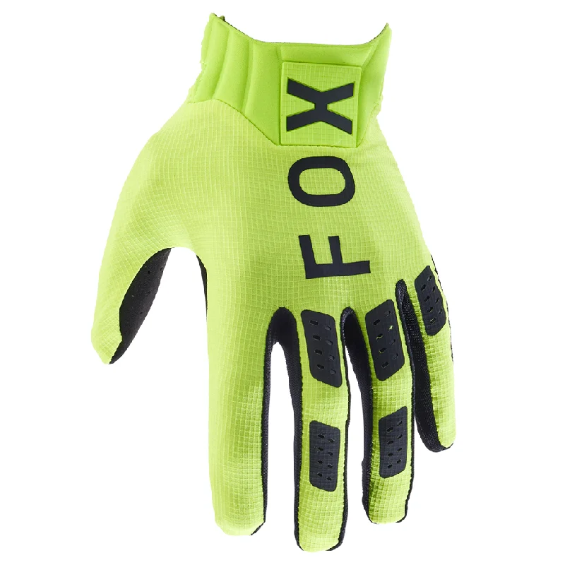 plush gloves -  Fox - 2024 Flexair Flo Yellow Glove