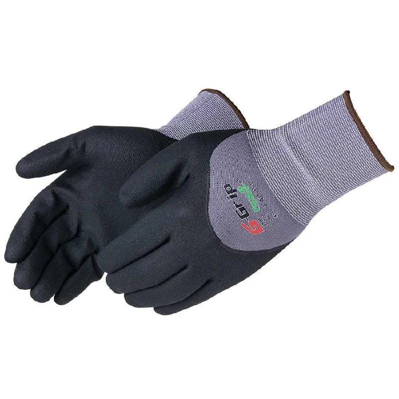 light lined gloves -  G-GRIP NITRILE MICRO-FOAM 3/4 BACK COATED