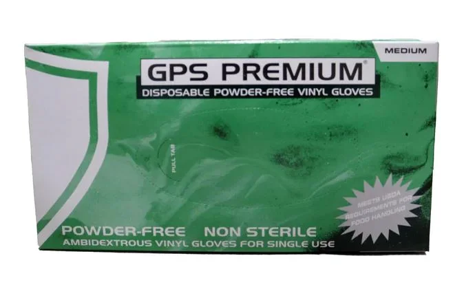 sci-fi gloves -  706 GPS PREMIUM - INDUSTRIAL VINYL - POWDER FREE GLOVE - BOX