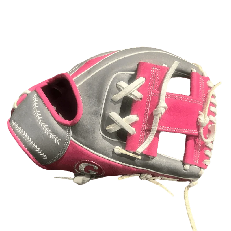 durable leather gloves -  Grace Glove Co Custom 11.5” Pink White Blonde I-Web Infield Glove