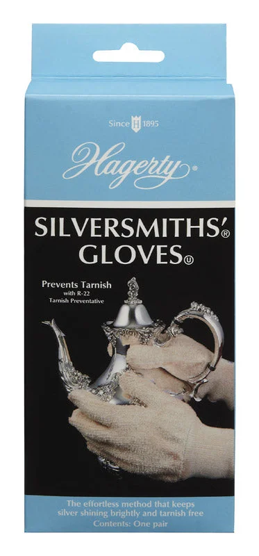 waterproof ski gloves -  Hagerty No Scent Silversmiths' Gloves 1 pair Cloth