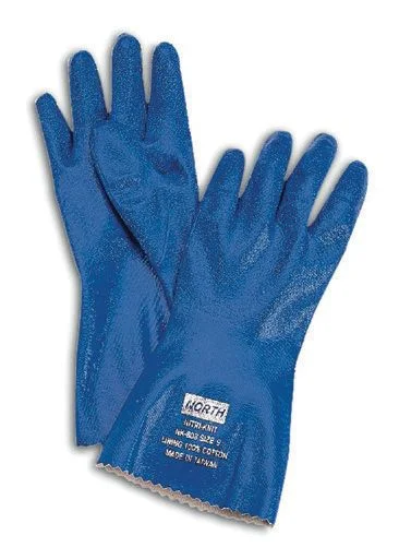 hand knitted gloves -  Honeywell Nitri-Knit NK803 Supported Nitrile Gloves (One Dozen)