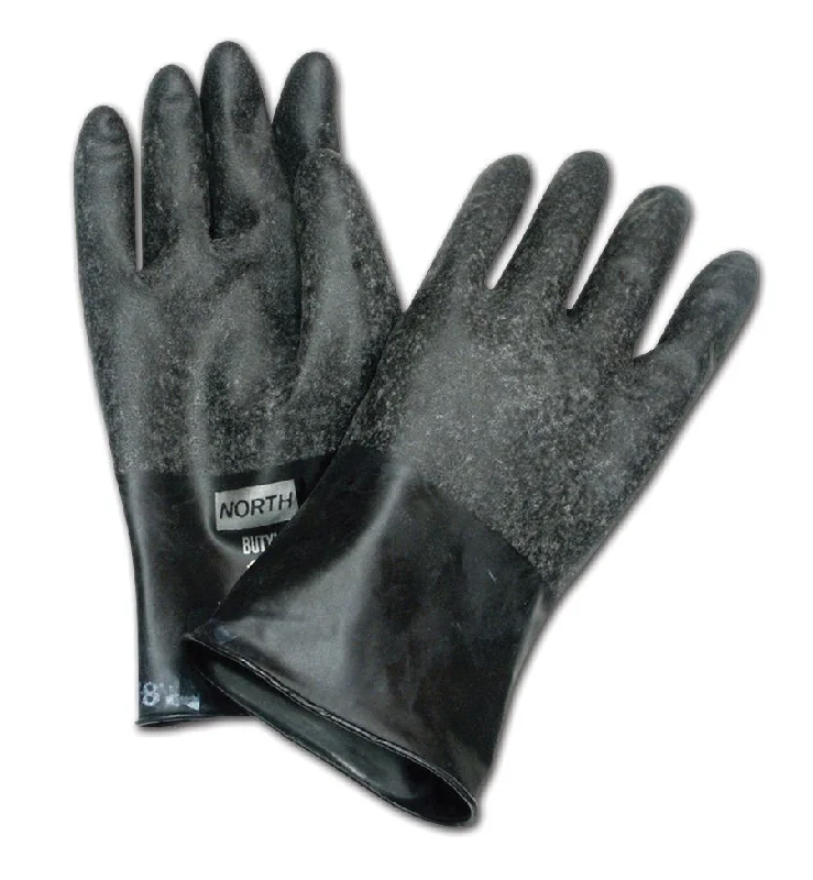 cable knit gloves -  Honeywell North Butyl B161R Rough Hand Finish Unsupported Butyl Gloves (1 Pair)