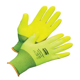 cold proof gloves -  Honeywell NorthFlex Neon™ NF11HVY 15 Gauge Foam PVC Three-Quarter Coated Nylon Liner And Knit Wrist Cuff