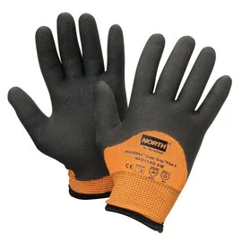 suede lined gloves -  Honeywell Size 11/2X Cold Grip Plus 5™ 15 Gauge Engineered Fiber Cut Resistant Gloves With Foam PVC Three-Quarter Coating