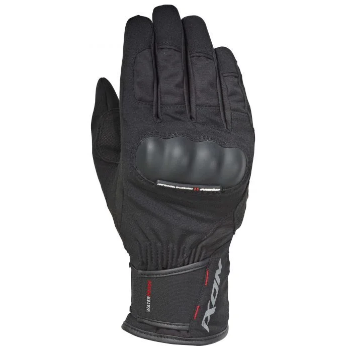 stretch fit gloves -  Ixon - Pro Russel Black Glove