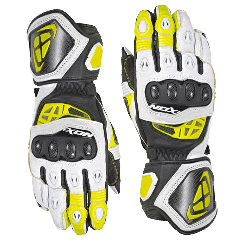 aromatic gloves -  Ixon - RS Genius 2 Black/Yellow Leather Glove