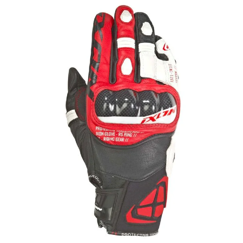 dye free gloves -  Ixon - RS Ring Black/Red/White Glove