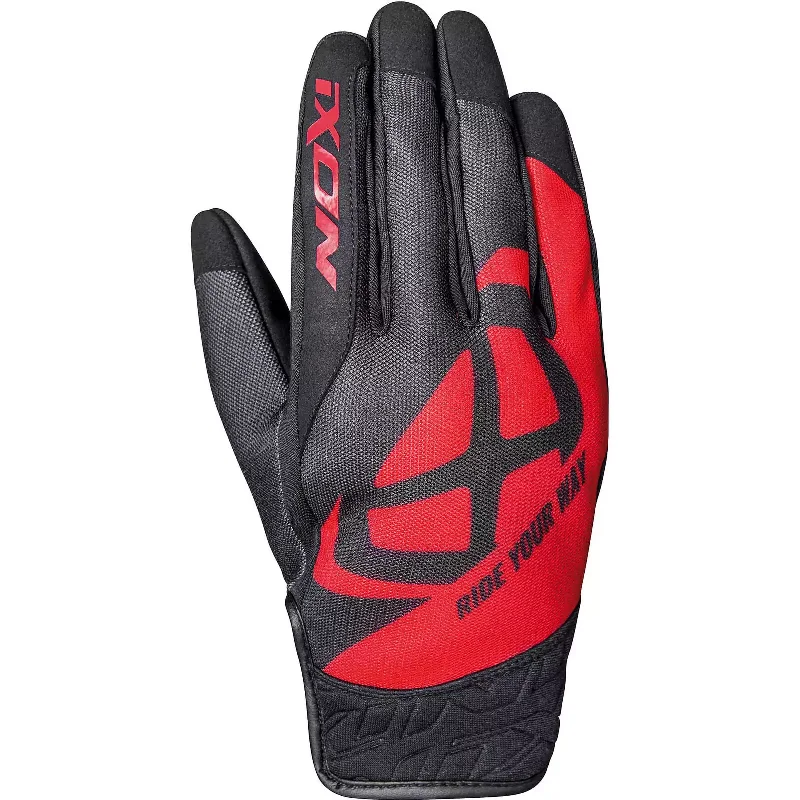 elegant gloves -  Ixon - Rs Slicker Black/Red Glove