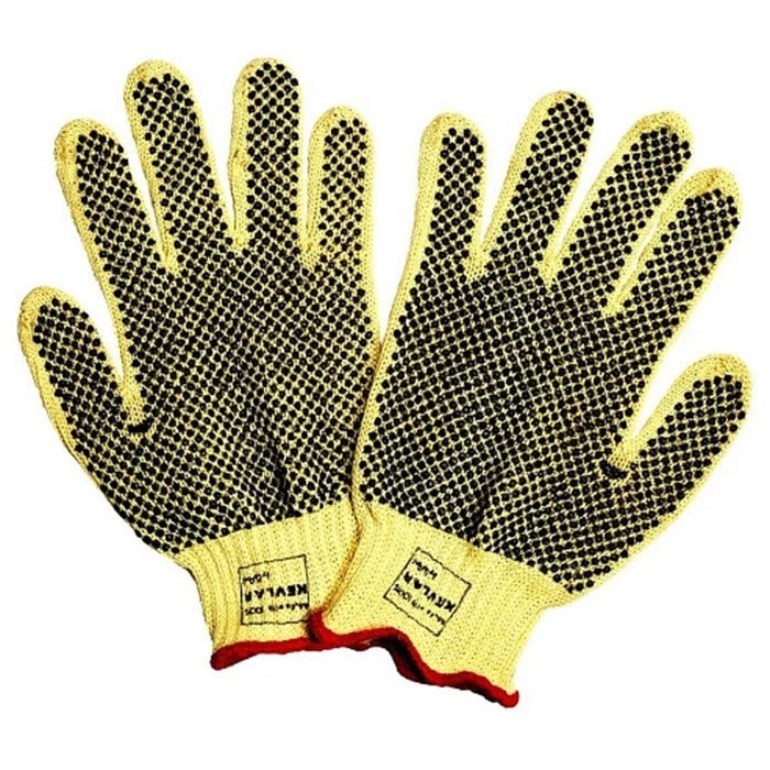 closed palm gloves -  Cordova Kevlar PVC Dotted Glove